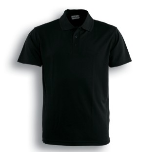 Womens Basic Polo - Black:Black