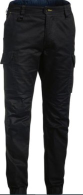 MensX Airflow Ripstop Engineered Cargo Pants - Black 